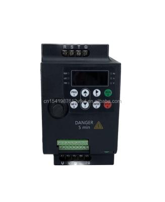 China inverter 380v 0.75kw 3 phase input 3 phase output low cost vfd 85*142*116 for sale