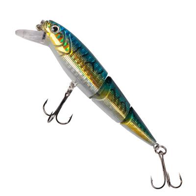 China NEW Minnow 10cm/7.5cm/6cm Durable Hard Bait Wobblers Sinking Artificial Plastic Lures With Blood Slot Hooks for sale