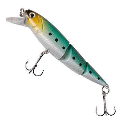 China New Arrival Durable Artificial Hard Plastic Common Minnow Lure With Holographic 3D Eyes for sale