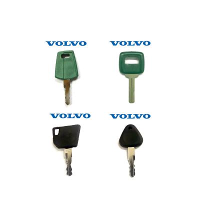 China OEM Set Of 4 Volvo Keys - Heavy Equipment Key Set Laser - Excavator-Loader-Truck for sale