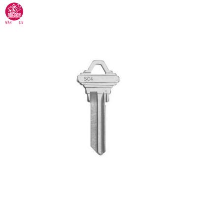 China High Quality Nickel Plated Brass Key Blank SC4 1145A Master Nickel Plated Brass Door Key For Locksmith for sale