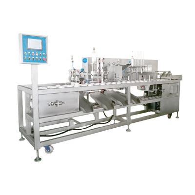 China Linear Type Ice Cream Food PPG-R6 Cup Filling And Sealing Machine for sale