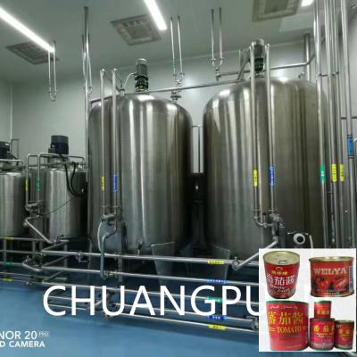 China Hot Filling Typ Tomatenpaste Produktionslinie mit Sauce CIP Clean In Place Design Lösung zu verkaufen