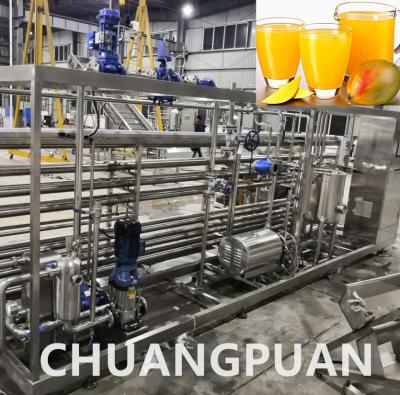 China Edelstahl-Mango-Saft-Getränke-Produktionslinie für hohe Leistung zu verkaufen