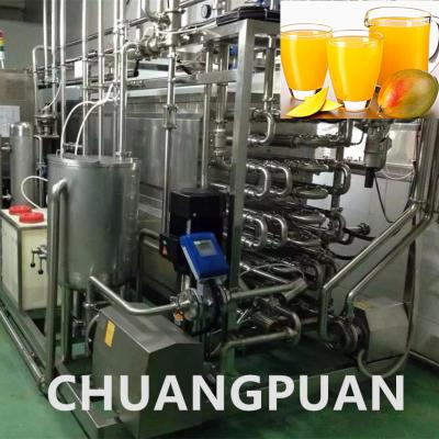 China 10000 kg Edelstahl Mango-Pulp-Produktionslinie Lieferung 40 - 70 Tage zu verkaufen