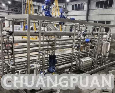 China UHT-sterilisator voor sapmelk Tubulaire sterilisator met veiligheidsbescherming Te koop