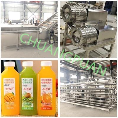 China Elektrische Edelstahl-Mango-Zellstoff-Produktionslinie Plc, kontrolliert 500-2000 kg/h Kapazität zu verkaufen