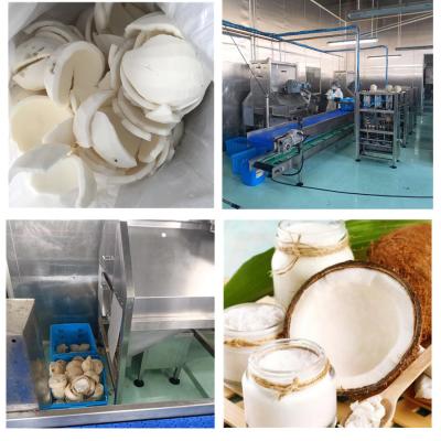 China 1000-10000 Pcs/h Capacity Coconut Water Extracting Processing Machine With Features for sale