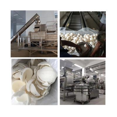 China PLC Control Coconut Half Cutting Machine For Young Coconut Slicing And Shredding for sale