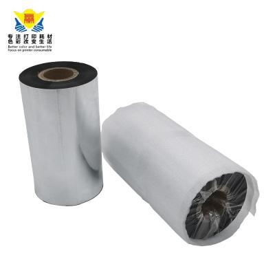 China COMPATIBLE thermal transfer ink film resin and wax ribbon width 110mm 74m for Zebras 2844 label printer for sale