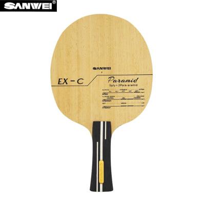 China High Quality Professional Ping Pang Bat Table Tennis Paddle SANWEI Paramid 259*150mm Table Tennis Racket for sale