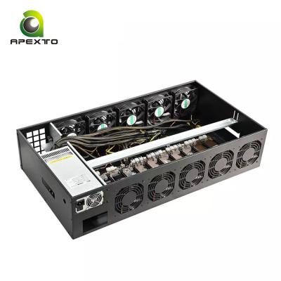 China With Low Noise Fan B12S With 2500W/3300w/3600w New 12gpu Case 55mm Server Spacer Case for sale