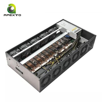 China With new fan lianli B12s 12GPU 847 CPU B85 GPU case with free RAM HDD SSD 120G stock for sale