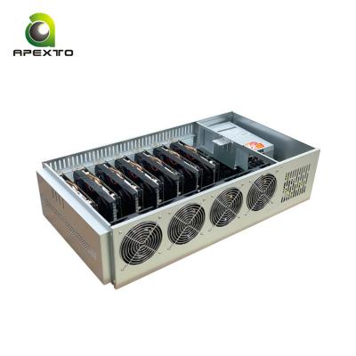 China With crate wholesale foldable 12 gpu server fan computer 8GPU silent gpu server for sale