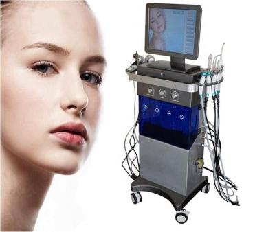 China Newest Acne Treatment 9 in 1 Facial Skin Rejuvenation Hydra Microdermabrasion O2 Machine Beauty Machine for sale