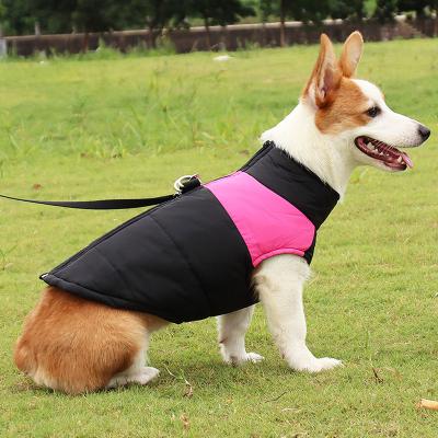 China New Sustainable Dog Clothes Autumn And Winter Dog Clothes Thickened Winter Cotton Vest Pet Cotton-padded Clothes for sale