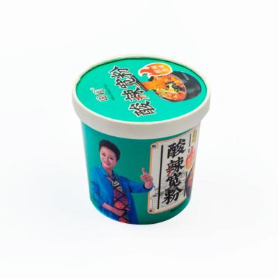 China Natural Delicious Spicy Fast Food Hot And Sour Vermicelli Rice Cup Vegetarian Ramen Noodles for sale