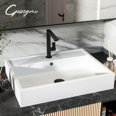 China Modern Modern Hotel Bathroom Bath Sink Piece Led Vanity Mirror With Heater Lights Synchronize for sale