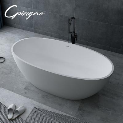 China Small freestanding inexpensive bathtub with oval for home use. for sale