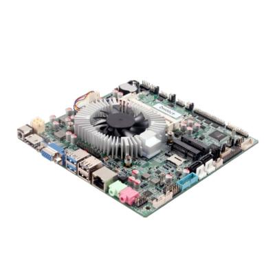 China Mini Desktop Motherboard Intel Haswell i5 4200H 2.8GHz Turbo ITX to 3.4GHz Computer VGA Intel HM86 and LVDS MINI PCIEx1 for sale