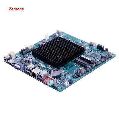 China Zeroone 17*17 ITX Motherboard Celeron J1900 Processor Desktop Fanless Desktop Support DDR3L VGA for sale