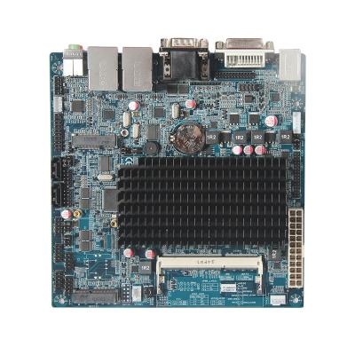 China Mini Server ITX Motherboard Intel Celeron J1900 Processor 2.0GHz Turbo 2.41GHz Support DDR3L With Dual LAN CPU Cooler for sale