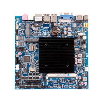 China Zeroone DDR3L 170*170MM Mini ITX Motherboard Baytrail J1900 J1800 Desktop CPU with LVDS 10 COM Ports for sale