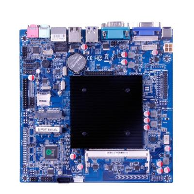 China COM Celeron J1900 Desktop Fanless Slim Motherboard Mini ITX 6 Motherboard With Computing for sale