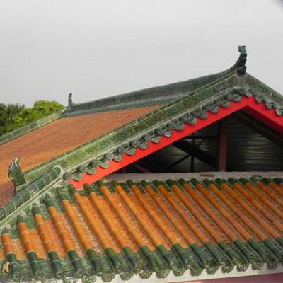 China Traditional Chinese Style Ceramic Tile Roof For Chinese Temple for sale