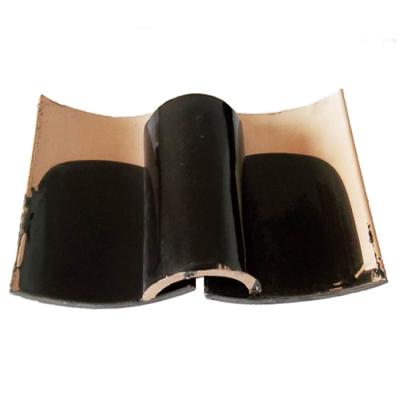 China Low Water Absorption Asian Style Japanese Style Roof Tile Black for sale