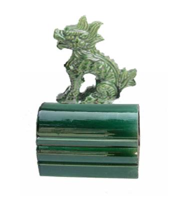 China Traditional Chinese Clay Tiles Roof Ridge Ornament for sale