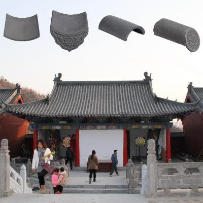 China Traditional Japanese Temple Clay Roof Tiles For Sale for sale