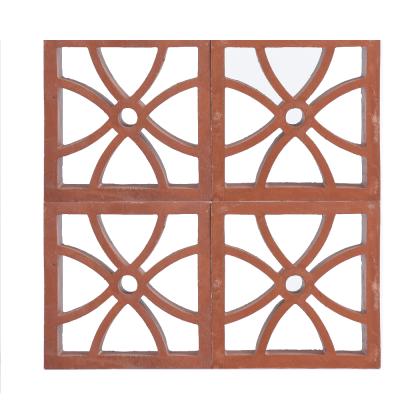 China Decorative Corner Bricks Chinese Wall Brick Terracotta Block For Fence for sale