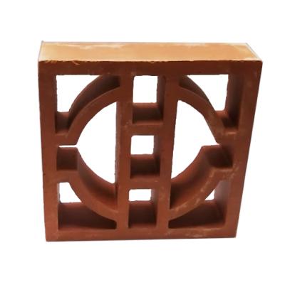 China Corner Bricks Hollow Garden Block Brick Terracotta for sale