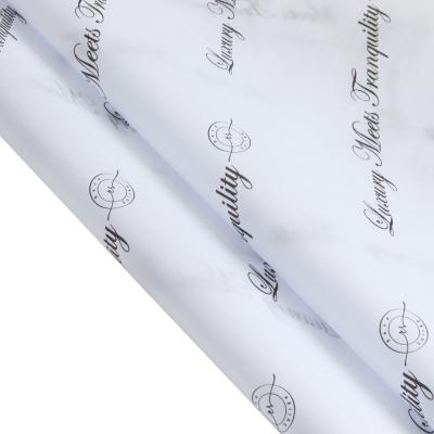 China Recycled Materials Wholesale Custom Thin White Tissue Paper Wrapping Gift Clothes Wrapping Paper for sale