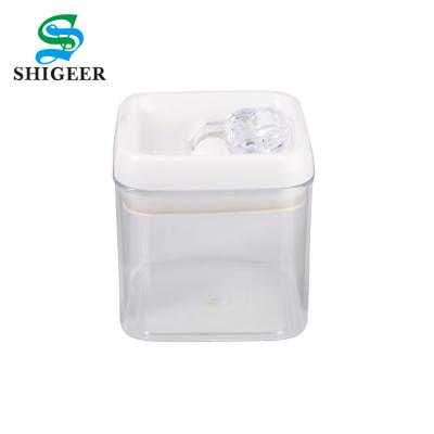 China Customized Freshness Preservation Transparent Cover Plastic Vacuum Food Storage Container Airtight Manufacturer New for sale