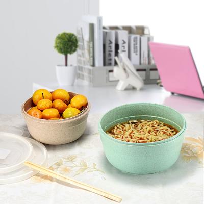 China Sustainable Super September Customized 550ml Microwave Preservation Wheat Straw Bowl for sale