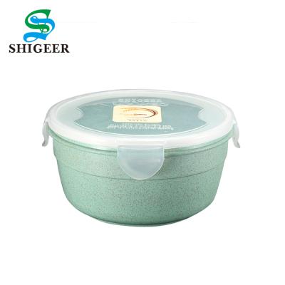 China Customized Green Round Type Sustainable Wheat Straw Plant Fiber Food Preservation Rolls With Plastic Cover for sale