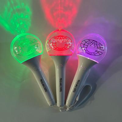 China Factory Customized LOGO Barber Shop OEM Acrylic LED Light Up Stick Magic Wand LED Stick Glowing Stick For Events Concert for sale