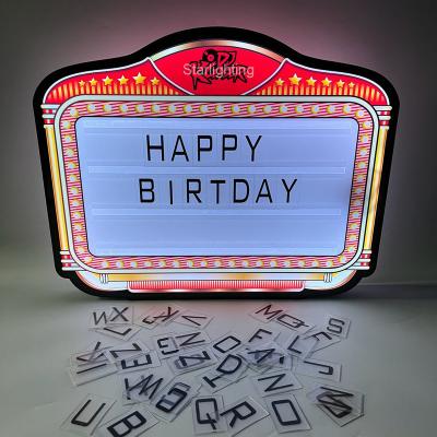 China Custom Glorify Barber Shop OEM LED Message Board Sign Champagne VIP Marquee LED Letters Board Bottle Displayer For Night Club Bar for sale