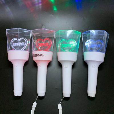 China Barber Shop Official Customized Wholesale OEM ODM LOGO Design LED Light Stick Magic Wand LED Glow Stick For Fans Events Concert for sale