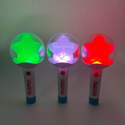 China Barber Shop OEM ODM Japan Korea Fans Colorful Custom LOGO LED Light Stick Glow Stick Magic Wand Glow Stick Pen Light For Concert Events for sale