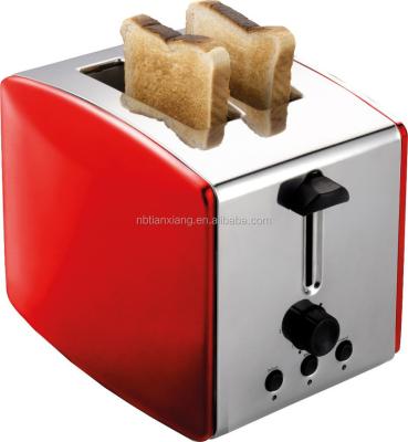 China Cool Function Stainless Steel 2 Slices Automatic Touch Sound Automatic Housing Toaster for sale