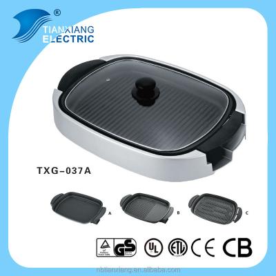 China Removable Multi Function Electric Grill Pan& Frying Pan Non-Stick Collector Oil Pot &Frying Pot for sale