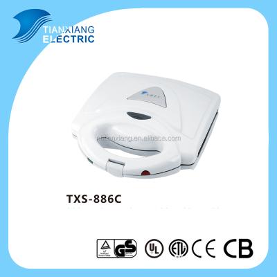 China 2 Slice 750W 180 Degree Detachable / Open Interchangeable Sandwich Maker TXS-886C for sale