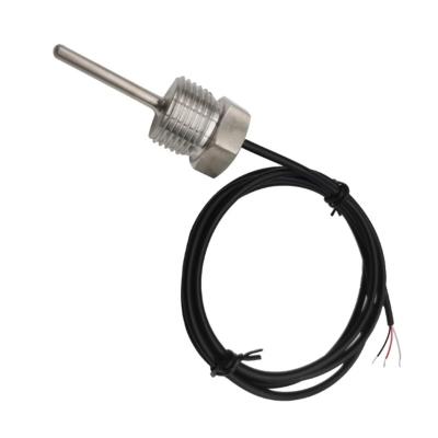 China Stainless Steel304 316 OR Brass NTC Temperature Sensor With NPT Wire Probe And Stainless Steel Housing for sale