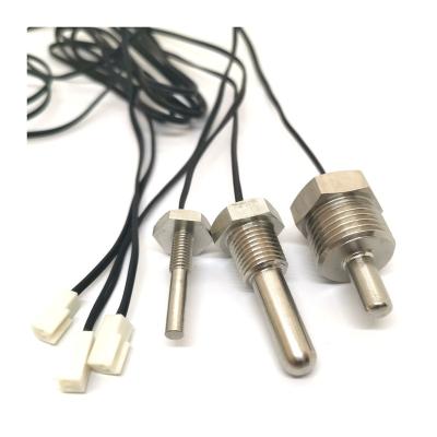 China Stainless Steel304 316 OR Brass NTC Temperature Sensor 5k 10k 100k NTC 3950 3435 3977 Two Wire Temperature Sensor for sale