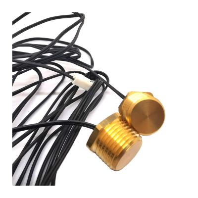 China Stainless Steel304 316 OR NTC Temperature Sensor 5k 10k 100k NTC 3950 3435 3977 Brass Two Wire Temperature Sensor For Gas Geyser Temperature Measurement for sale