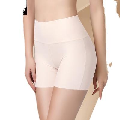 China Breathable Ladies Lace Up Seamless High Waist Women Underwear Ice Silk Boyshort For Women Panties for sale