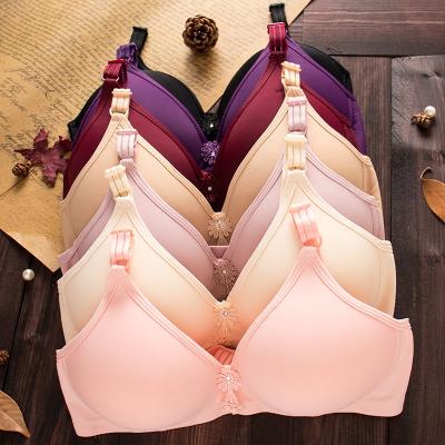 China Wholesale Non-Fitted Straps QUICK DRY Plus Size Ladies Women Soft Breathable Bra for sale